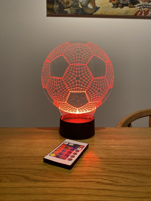 Lampa dla kibica z pilotem