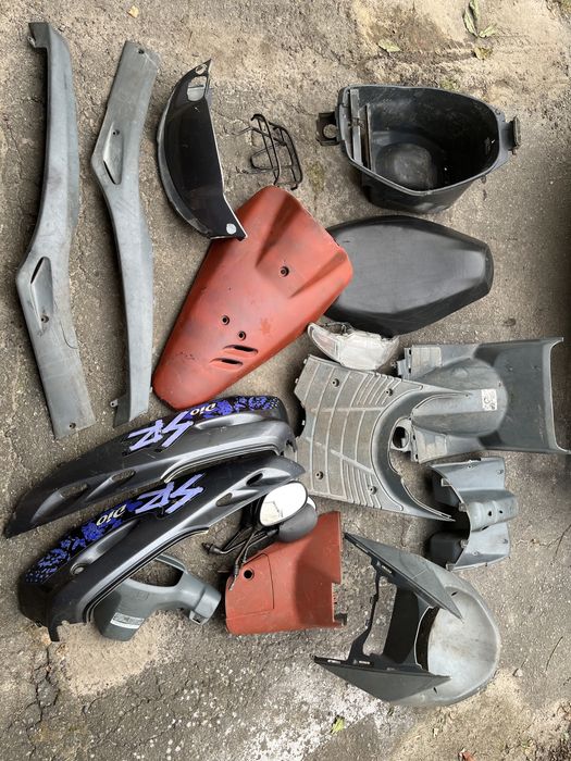 Клюв Подклювник Подгазетник Спойлер Голова Лыжи Honda Dio 27/28/34/35