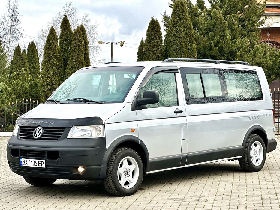Volkwagen Transporter T5 ІДЕАЛЬНИЙ СТАН! 2.5 Дизель Пасажир! 8+1