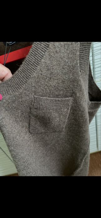 Wełna i kaszmir kamizelka Masimo Dutti