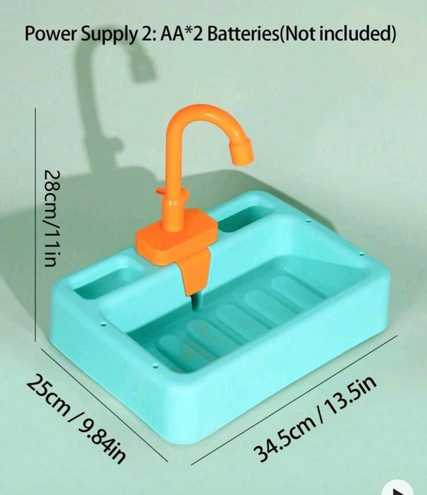 Brinquedo para lavar loiça com água