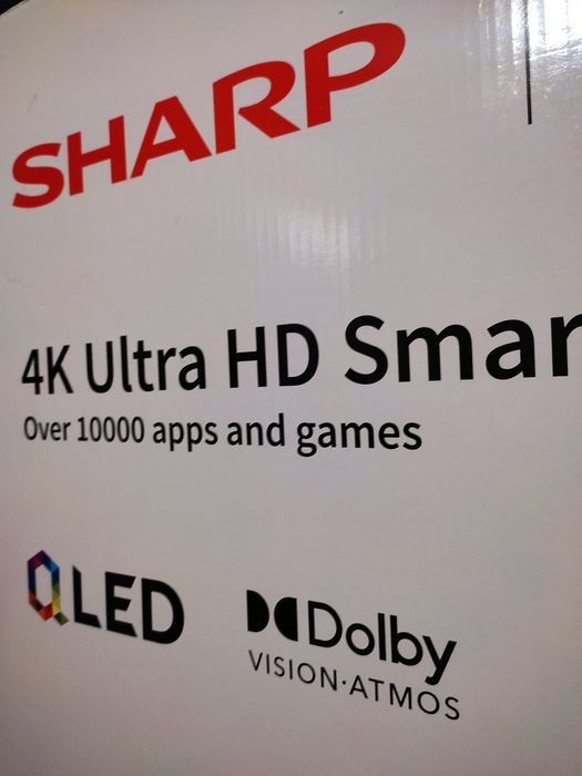 TV Sharp QLED 70 cali Android TV Google TV 4K Smart TV nowy