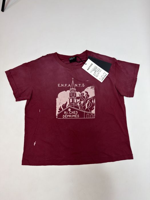 Футболка ERD Enfants Riches Deprimes  Burning Church Oversized S M L vetements