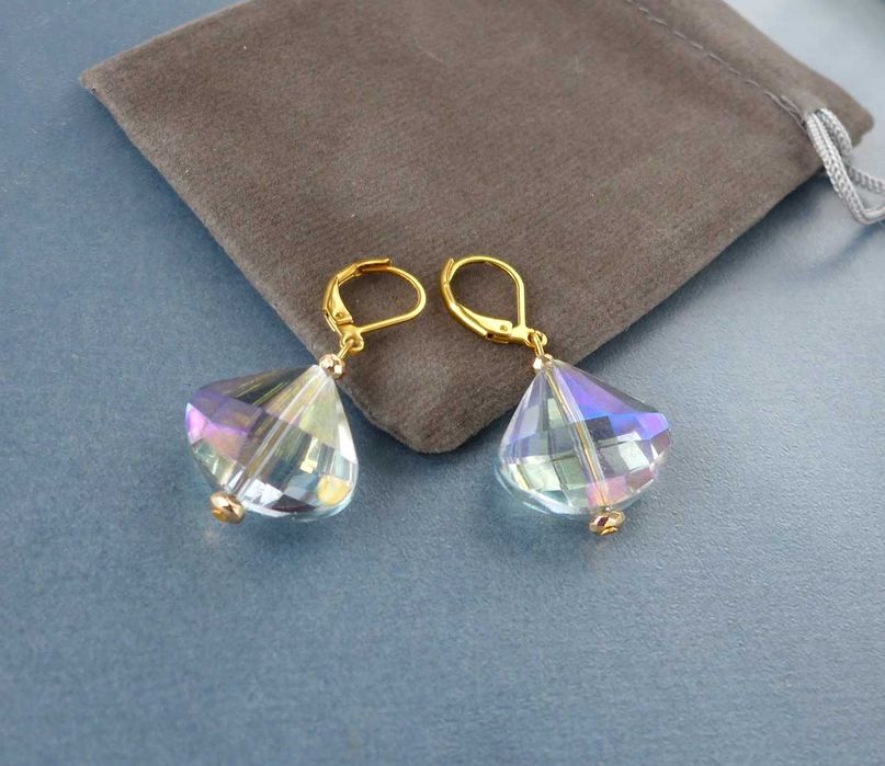 Kolczyki kryształki