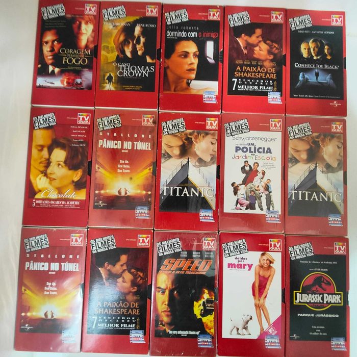Lote Vhs 1. - Ver lista Abaixo - PROMOÇÂO 1 €