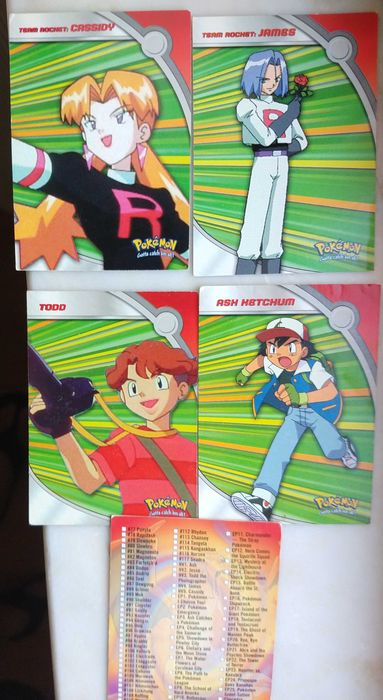 Cartas Pokemon Topps TV Animation
