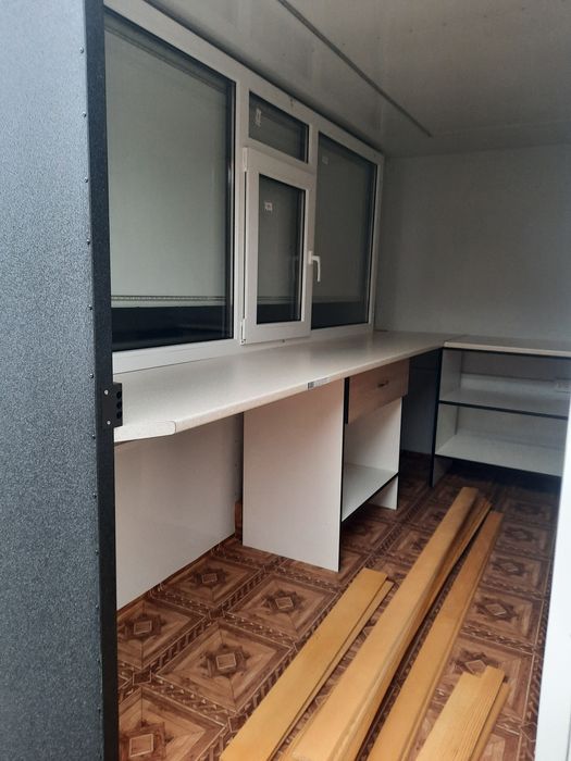 Тоговий кіоск причіп, маф, купава, фасфуд, кавярня з деревяним декором