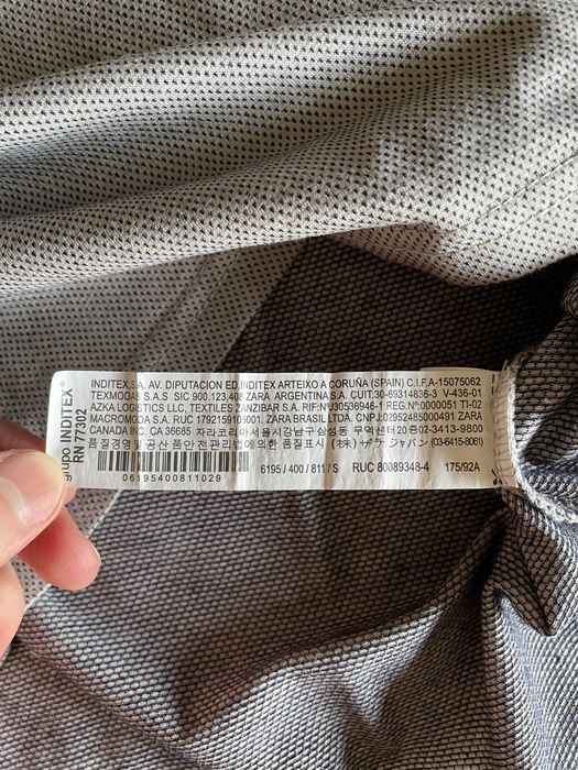 Polo Zara cinza como novo