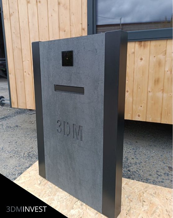 ogrodzenie słupki nowoczesne spieki kwarcowe mur nie elka