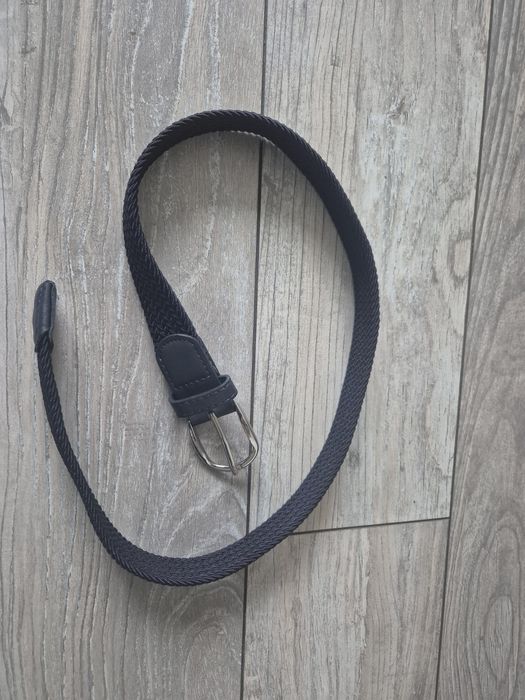 Pasek do spodni dla chłopca, granatowy, 80 cm