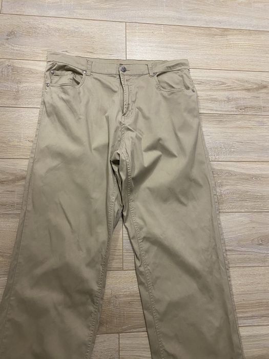 Spodnie męskie beżowe