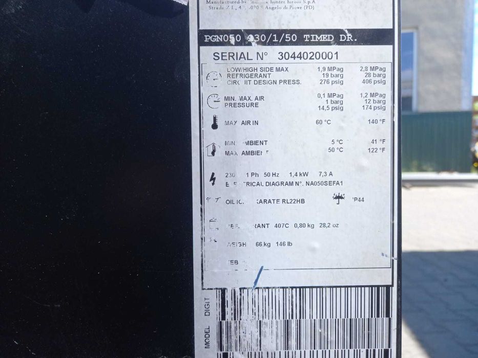 Osuszacz powietrza HIROSS PGN050 5 tys l/min