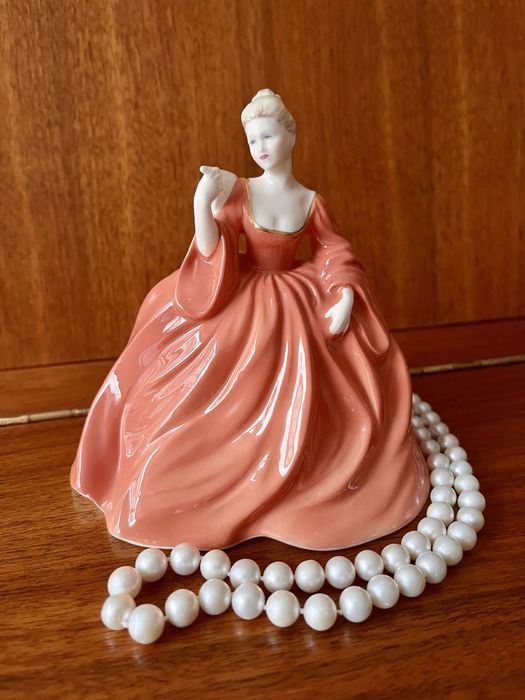 *Piękna Dama COALPORT Kolekcjonerska Figurka Lalka Porcelana Angielska
