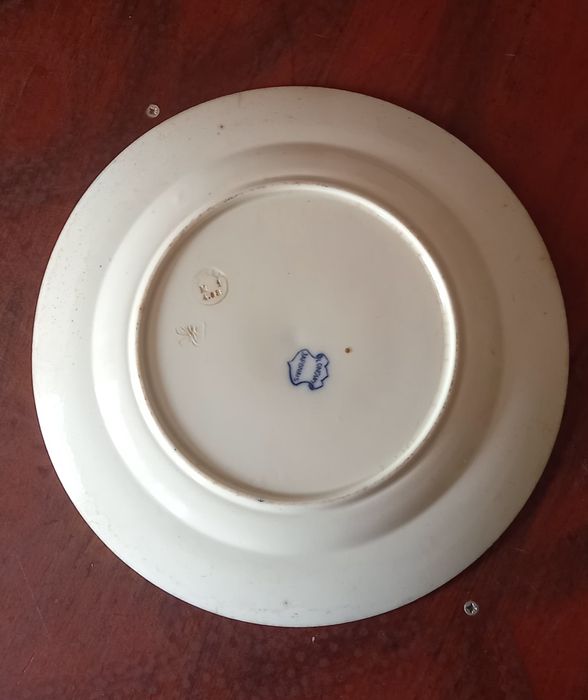 Prato porcelana decoração japonesa Longwy