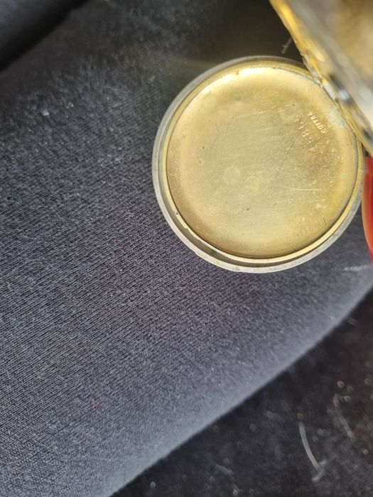 Stary zabytkowy zegarek kieszonkowy srebrny cuivre