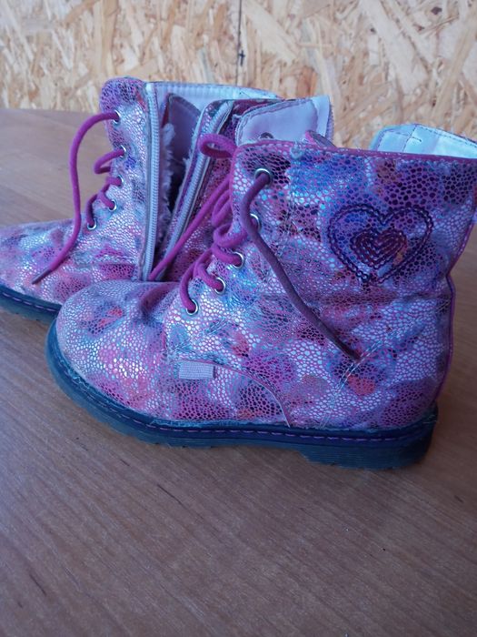 Buty botki zimowe r.30 dla dziewczynki