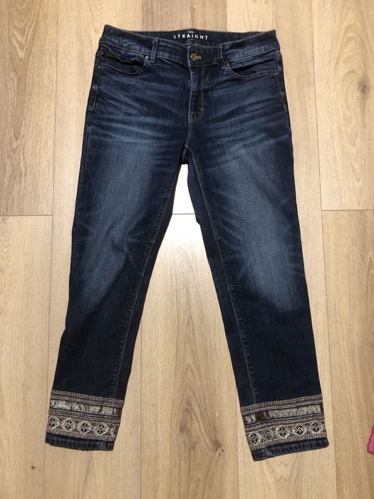 Spodnie z USA Straight Crop, White House Black Market