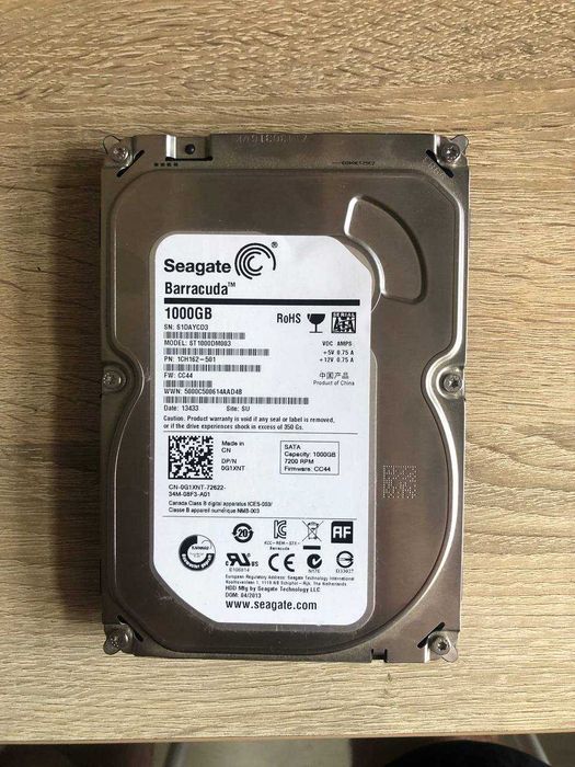 seagate barracuda 1tb - купить комплектующие для ПК - Цена на OLX.ua