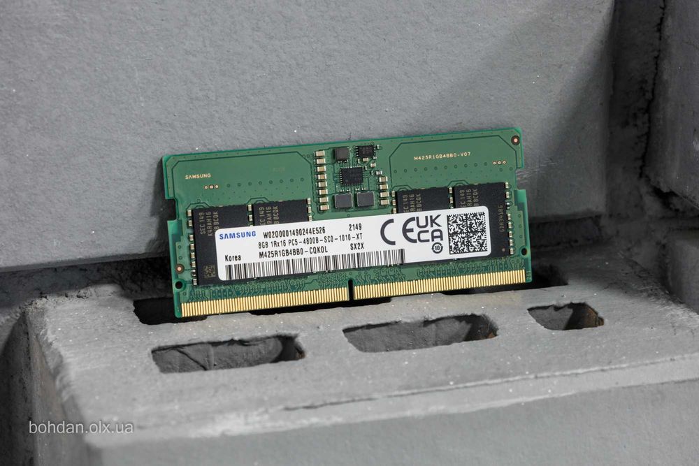 8GB DDR5-4800 SO-DIMM Samsung M425R1GB4BB0-CQKOL / CQKOD