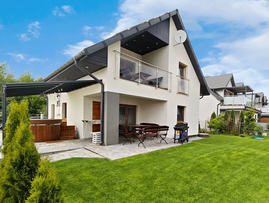 Domek White Jezioro Białe Okuninka balia bania na kawalerski panieński