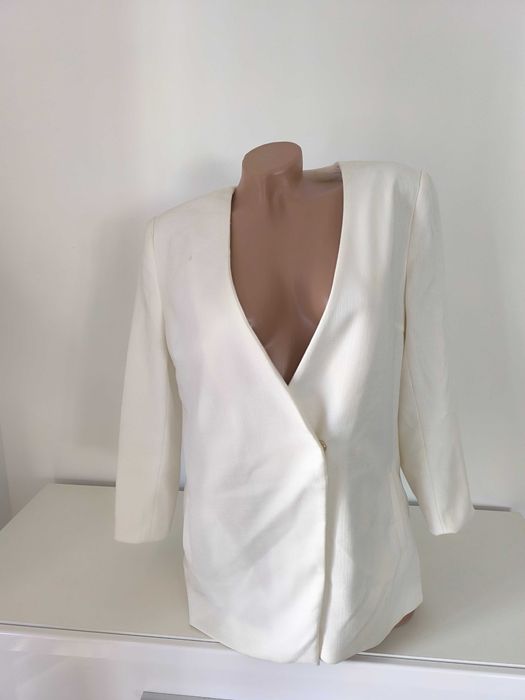 Жіночий піджак молочного кольору розмір 40 H&M