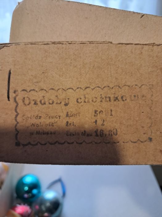 Ozdoby choinkowe z PRL-U