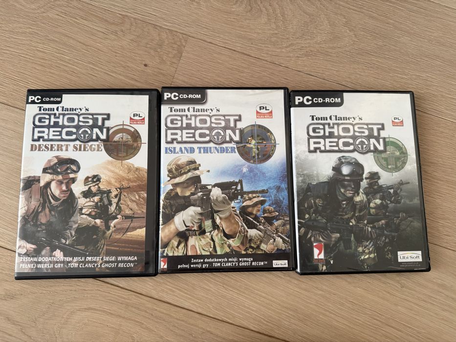 Ghost Recon + Desert Siege + Island Thunder PC | Zestaw 3 Gier | Stan BDB