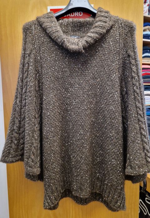Poncho acastanhado