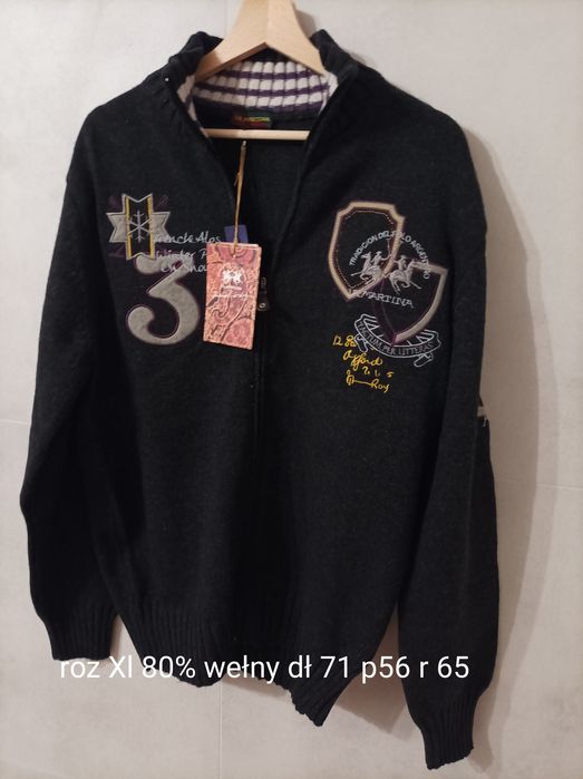 Sweter wełniany La Martina wełna