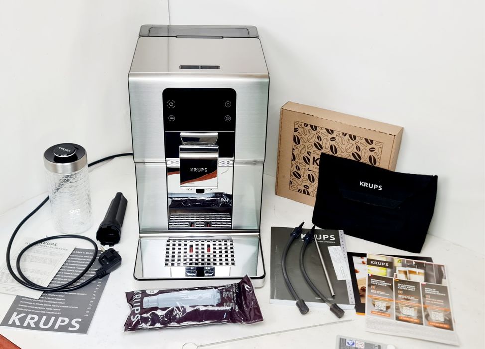 Krups EA877A10 INTUITION Experience Plus Biel Alpejska Kawy Mrożone