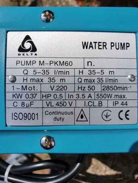 Насос для води поверхневий ПКМ60 Польща
