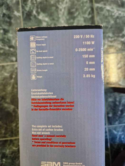 Serra de sabre Stomer sss-1000 (Novo) 1100W