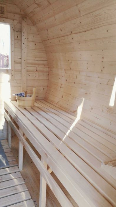 Sauna Ogrodowa 3m Harvia Sauna Beczka Bania Ruska Cały Kraj !!!