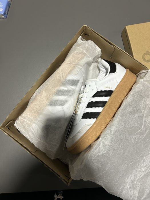 Adidas Samba XLG White Black Gum