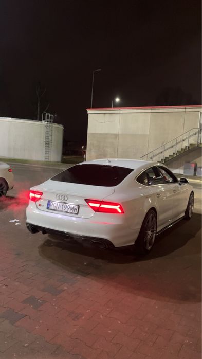 Auto na wesele Audi a7 biala perla