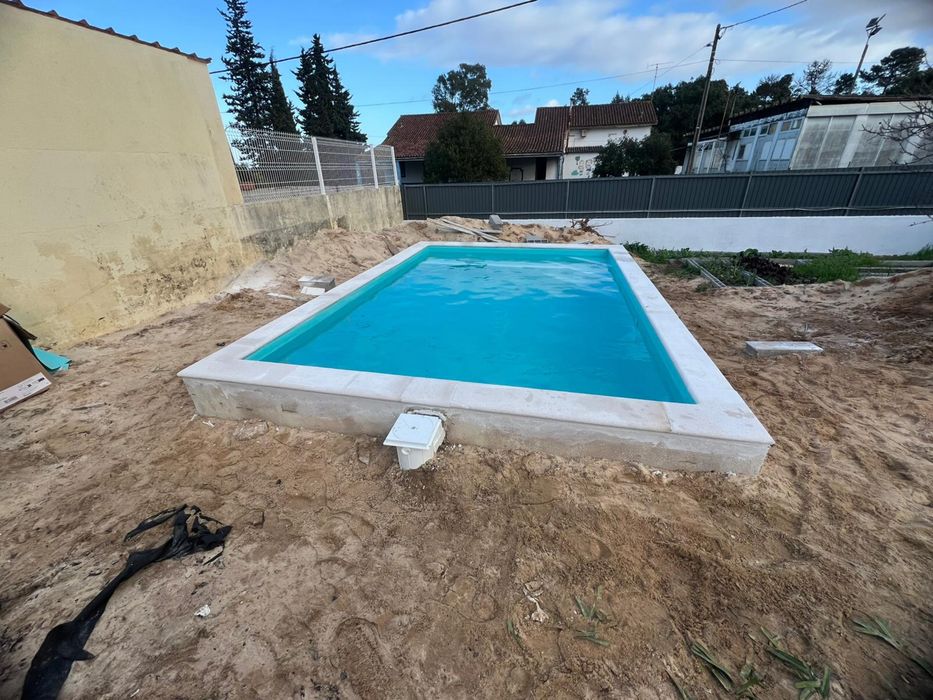 Construção de piscina