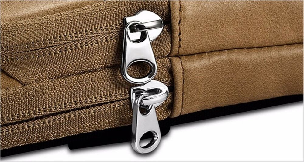 Carteira em pele genuína