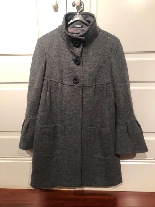 Casaco Italiano em malha cinza marca TOSCA BLU (42 IT)
