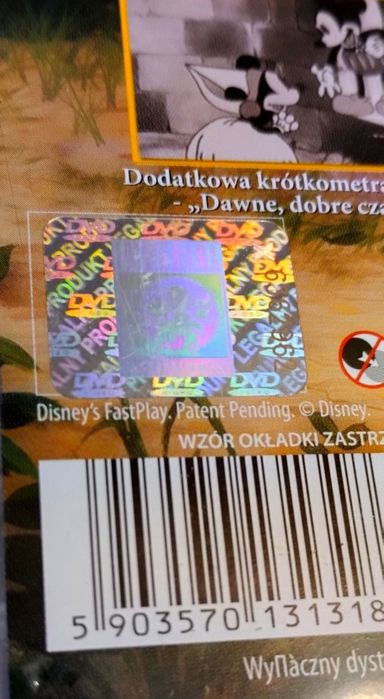 Bajki na płytach DVD Disney