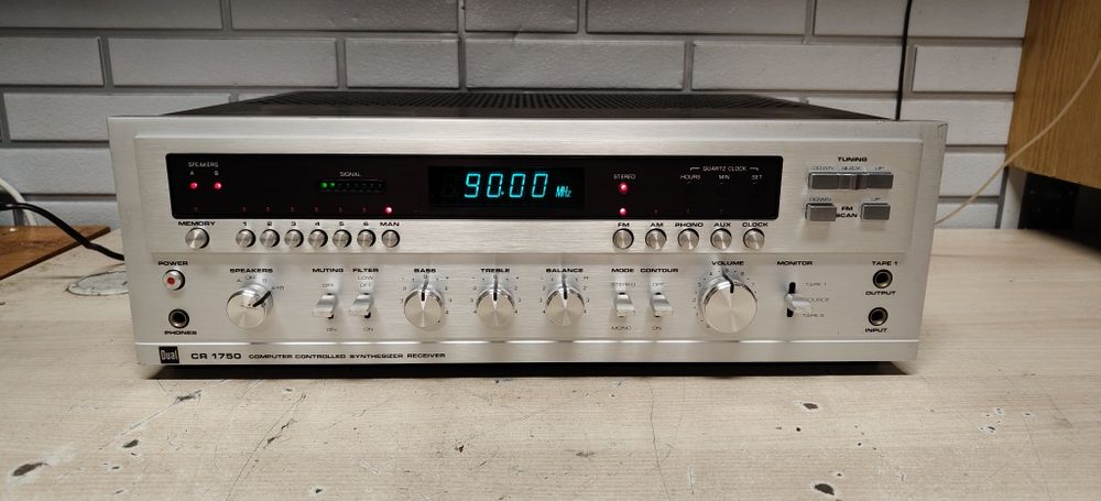 Amplituner DUAL CR-1750. HI-FI STEREO. Idealny