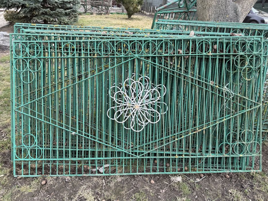 Паркан металевий ціна за секцію