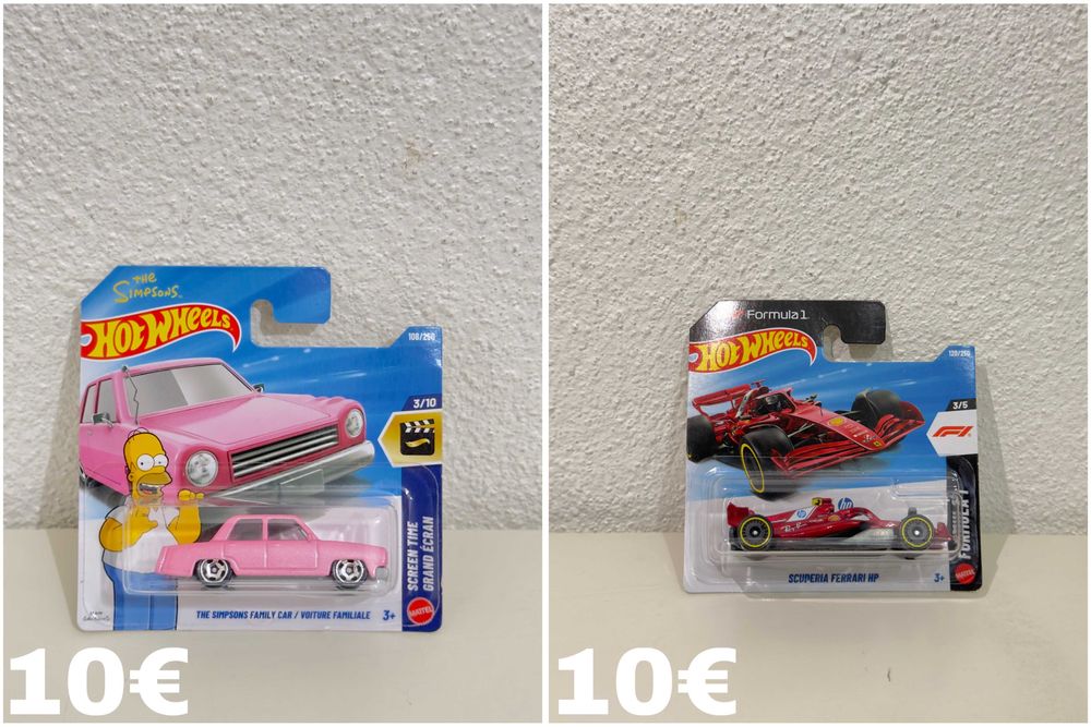 Lote Hot Wheels Selados (JDM, Porsches, Ferraris, Simpsons)