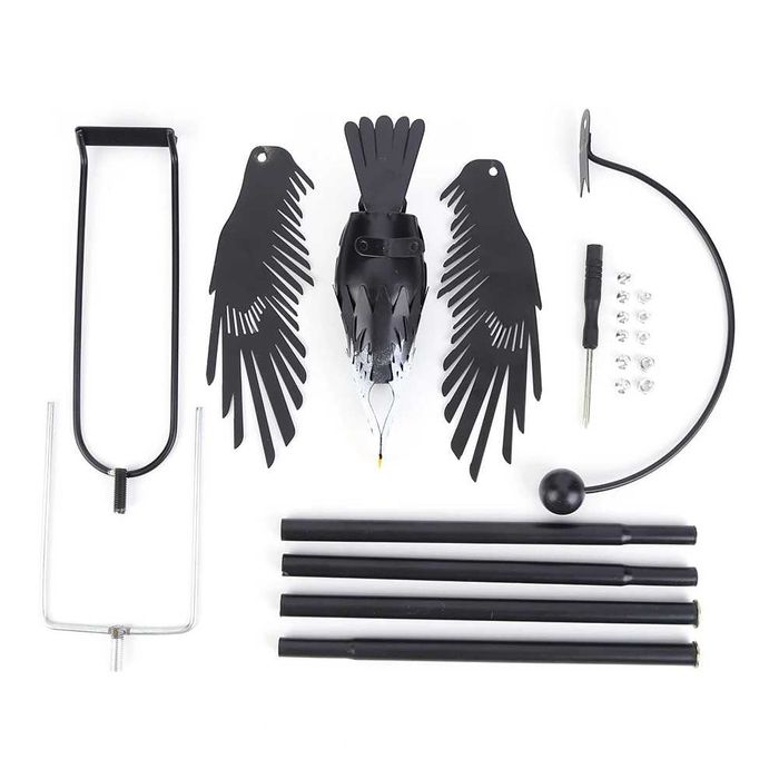 Wiatrak Ogrodowy Metalowy Orzeł Dekoracja