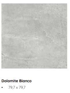 Płytki gresowe Dolomite Bianco 79,7 x 79,7 cm 21,12m2