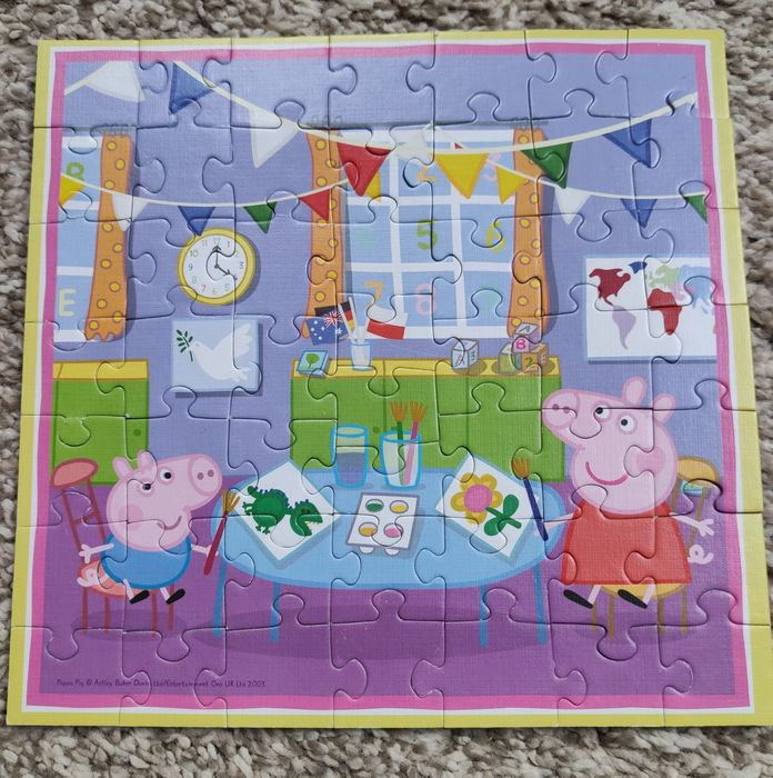 Świnka Peppa puzzle 3w1, które rosną z dzieckiem