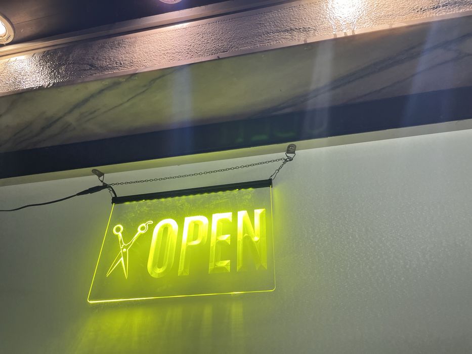 Sinalizacao de aberto / open como novo