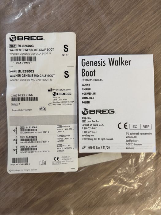Orteza Walker BREG rozm. S