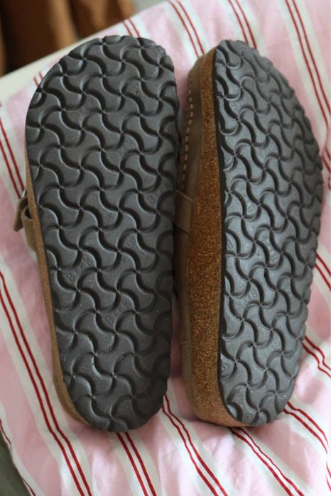 Замшеві шльопанці birkenstock buckley сабо