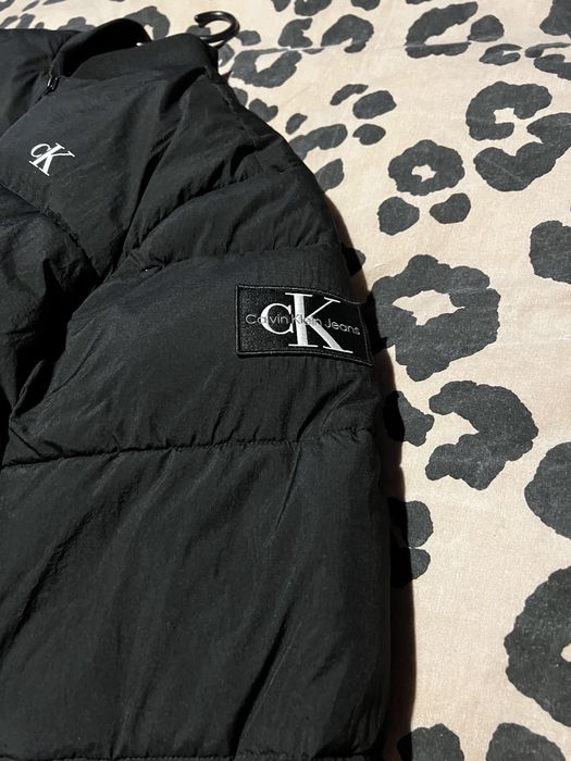 Kurtka zimowa puchowa Calvin Klein bomber rozmiar L