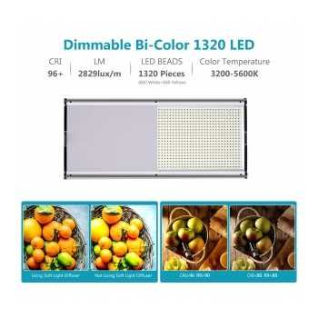 Painel LED Profissional Neewer BC-1320E – 1320 LEDs – Bicolor NOVO